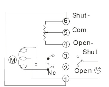 電動(dòng)蝶閥接線圖3